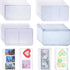 Shappy 18 Pieces A6 Size Binder Pockets with Different Partitions, Waterproof Plastic Binder Folders with Zipper Loose