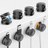 bljcky 8 Pack Magnetic Cord Organizer, 360 Rotatable Cord Clip Holder, Strong Adhesive,