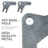 2 Commercial Pcs Paper Towel Dispenser Key Durable Stainless Steel Paper Towel Key Replacement with Ring Hole Design