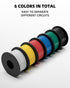 16 90ft, 16 6 15ft 200 NAOEVO Gauge Wire AWG Wire Colors Each Spool, Flexible Silicone Tinned Copper Electrical Cable