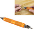 Double Ended Case Prep Multi Tool, Steel Chamfer Deburring Tools for Reloading Equipment Primer Pocket Cleaners