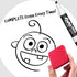 Table Spots Dry Erase Dots - 10 Pack Large 12" Circles for Classroom Tables, Premium Vinyl, No Staining, White