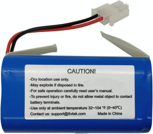 Replacement Battery for ILIFE A4S, A4S pro, A6, A7, A9, A10, V3x, V7s Plus, W450 Robot Vacuum Cleaners, 14.4V/14.8V 2600mAh