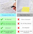 BAYTORY 700 Sheets Transparent Sticky Notes, Clear Waterproof 3 x 3 inch Memo Pad, Self-Adhesive Writable Index Tabs