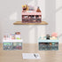 Desk Organizer with Drawer, Office Supplies & Workspace Organizers, 4 Drawers + 4 Compartments, White