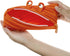 ZIPIT Monster Large Pencil Case for Boys - Pencil Pouch for School, College & Office (Orange)