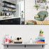 Jiyocy 4 4 Inch/100x64x3.5mm (4, 4 Inch) Pieces Black L Shelf Bracket, Steel Heavy Duty Corner Brace,Joint Angle