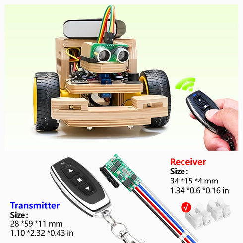 12V 5V~24V 1A DieseRC Mini Wireless DC Motor Remote Control Switch, Micro DC Receiver Controller, Radio Control Motor