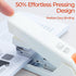 M&G Effortless Desktop Stapler, 50 Sheet Capacity, One Finger Stapling, Includes 1000 Staples, Portable for Office