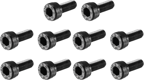 uxcell M3x12mm Screw Cap Point Hex Socket Screws Bolts, 100Pcs
