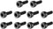 uxcell M3x12mm Screw Cap Point Hex Socket Screws Bolts, 100Pcs