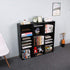 PAG Mail Sorter Organizer, Wood Countertop Literature Organizer, 4 Compartments for Office Supplies, Desktop File