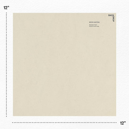 BACKDROP | Premium Interior Paint | Large Adhesive Paint Swatch | MOOD LIGHTING - Yellow-Beige, Soft Neutral | 12" x