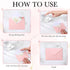 Outus 400 Pcs Bulk Gift Card Envelopes - Light Pink Mini Metallic Envelopes for Birthday and Wedding Invitations