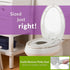 NextStep2 Mayfair Toilet Seat with Built-In Potty Training Seat, Slow-Close, Removable that will Never Loosen, Round