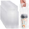 DEAYOU 500 Pack Handle Drinking Poly Bags, Clear Cup Carrier with Handle,