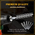 24 Pieces Bore Brush for Drill, Wire Cleaning Brush Set, Stainless Steel Cleaning Brush for Power Drill