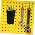 4pcs GLEAVI Pegboard Bins Hooks for Garage and Workbench Organization Tool Hangers for Screw and Wrench Storage Solid