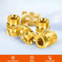 M3 Threaded Inserts, M3 x 4mm x 5mm Metric Knurled Nuts, 100 PCS Brass Heat Set Insert for 3D Printing