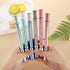 Exasinine Syringe Pens, Luminous Gel Pen Light, Beautiful Ballpoint Pens for School and Office Party Supplies, 6 Pcs