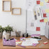Yunlly 6 Pack Bling Office Stationery Set, Desk Accessory Includes Pen, Scissor, Stapler, 1000 Pcs Staples, Tape