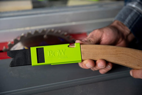 BOW Products PushPRO PP1 - Push Stick for Table Saws, EVA Tipped Push Block for Improved Grip and Safety