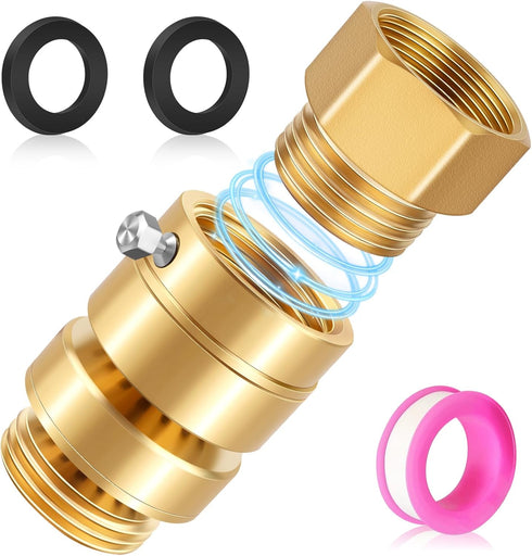 Boltigen Self Draining Vacuum Breaker, No Lead Brass 3/4" GHT Hose Bib
