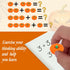 FOIMAS 33pcs 3D Pumpkin Erasers, Mini Rubber Erasers for Kids, Halloween Fall Party Favors