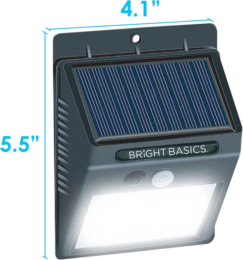 Aduro Sport Bright Basics Motion Sensor Outdoor Light, Wireless LED Solar Outdoor Lights Waterproof Security Light