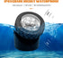 Solar Spot Lights Outdoor, LED Waterproof Pond Light Solar Spotlight Underwater Light Security Lighting Dark Sensing Auto On/Off Adjustable Lighting Angle, for Outdoor Lawn Fish Tank Pool (1 Pack) by VEEKI