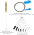 12 Pcs Tube Pipe Cleaners Brush Set,Flexible Drain Brush,Long Straw Brush,61-inch Flexible Double-Ended Hose Brush,8.2-inch Different Diameters Brush,12-inch Brass Wire Brush,for Kitchen Sink Plumbing by CUMFYHOUS