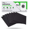 XCEL Anti Vibration Pads, Self Stick Adhesive Foam Rubber Sheets for Appliances and Furniture (Black, 6x6x1/8 in, 8)