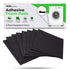 XCEL Anti Vibration Pads, Self Stick Adhesive Foam Rubber Sheets for Appliances and Furniture (Black, 6x6x1/8 in, 8)