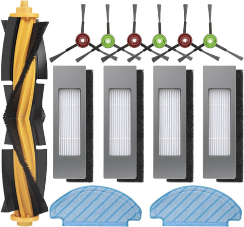 Replacement Parts Kits for ECOVACS Deebot Ozmo T8 T8+ T8 Aivi T8 MAX T9+ N8+ N10 Plus for Yeedi Vac 2 Pro
