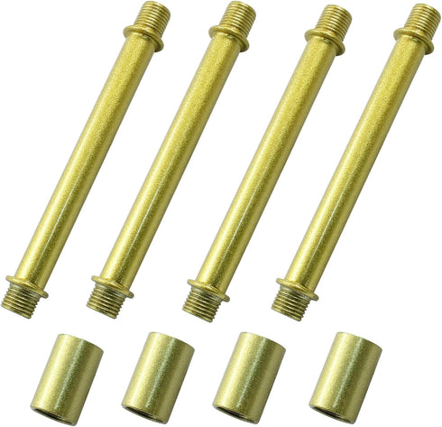 Litoexpe Double End Straight Pipe Lamp Stem Kit 100mm(3.94"), Lamp Extension Rod