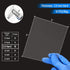 Annhua Dental Lab Splint Hard Material, 10Pcs 2.0MM Thermoforming Sheets, Square for Vacuum Forming Machine
