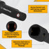 Set 19-Piece 50BV30, Set, 1/2" 1/4" 3/8 GRENPRO Impact Socket Extension Socket Extension Bar, Swivel Universal Joints