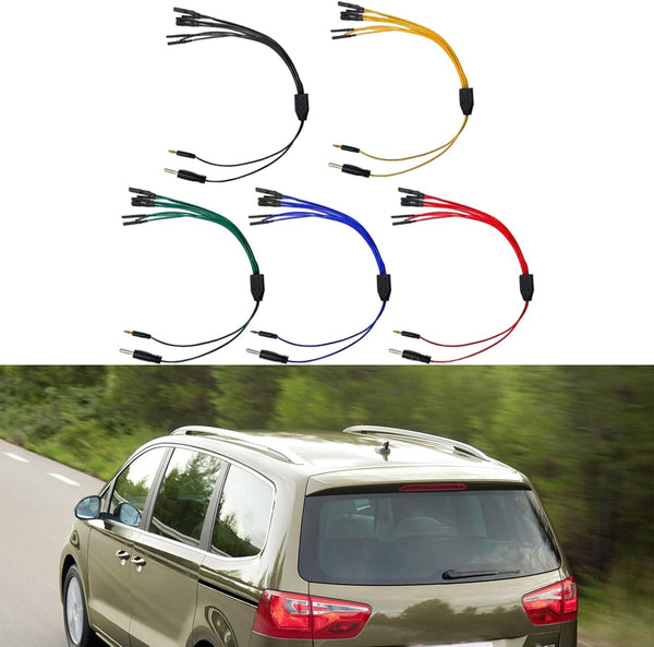 Ldbuejiaja 8 Automotive Jumper Cable Wiring Harness Suitable for Multimeter Oscilloscope Signals Testing Channel