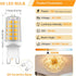 G9 Bulb 4W, 40 T4 G9 3000K 120V Non-Dimmable 450LM (12 Pack) BAOMING LED Watt Base Halogen Equivalent, Soft Warm White