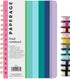 PAPERAGE Lined Spiral Journal Notebook, Rainbow Stripe, 160 Pages, Medium 5.5 inches x 8 inches, 100 GSM Thick Paper,