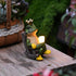 Miniature Frog Garden Statue | Solar Light Home Decor, Fairy Garden Accessories for Patio, Balcony, Yard, Lawn Bedroom
