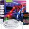 YULINKCO RGB+IC LED Strip Light, 16.4ft Smart LED Light for Bedroom, Bluetooth APP