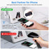 Bluetooth 2D Barcode Scanner, Symcode Portable Back Clip, 1D 2D QR Bar Code Reader, Automatically Wireless Connect