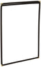 Winco Single Menu Cover, 14 by 8.5-Inch in Black