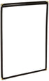 Winco Single Menu Cover, 14 by 8.5-Inch in Black