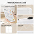 MaxGear Weekly Calendar White Board for Wall, 11"x 17" Double-Sided Magnetic Dry Erase Board with Marker