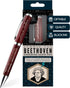 Inkstone Beethoven Engraved Quote Pen - Music is a Higher Revelation than all Wisdom and Philosophy Gift for Musicians