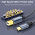 20ft, USB C Printer Cable Compatible With Keyboard, MacBook Pro/Air, Printers and Scanners - USB B to C MIDI Cable