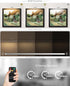 15.7 inch Dimmable White Battery Operated Picture Light with Remote,Wireless Gallery Lights White Rechargeable Display
