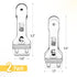 2 Pack, Bates- Metal Razor Blade Scraper Tool, Carbon Steel Blades, Stainless Steel Body, Heavy-Duty Cleaning Razor
